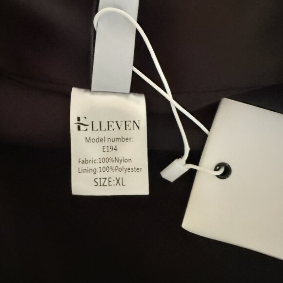 ELLEVEN Bubble Maxi Elastic Waist Puffy Hem A-Line Black Skirt w/Pockets - XL - Picture 7 of 8